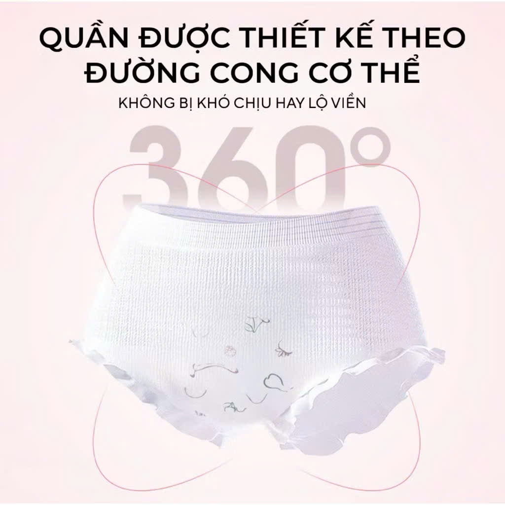 [MUA 3 TẶNG 3] Băng Vệ Sinh Dạng Quần PERFECT LADY (Gồm 30 Miếng) mềm mại, thấm hút tốt, không lộ viền, dùng ngày và đêm