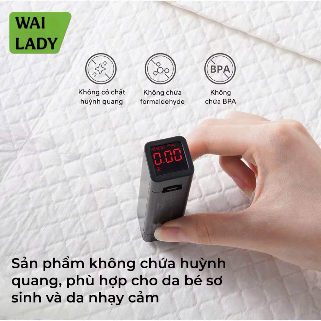 Tấm Lót WAI LADY (2 hộp 20 miếng 60x90cm)